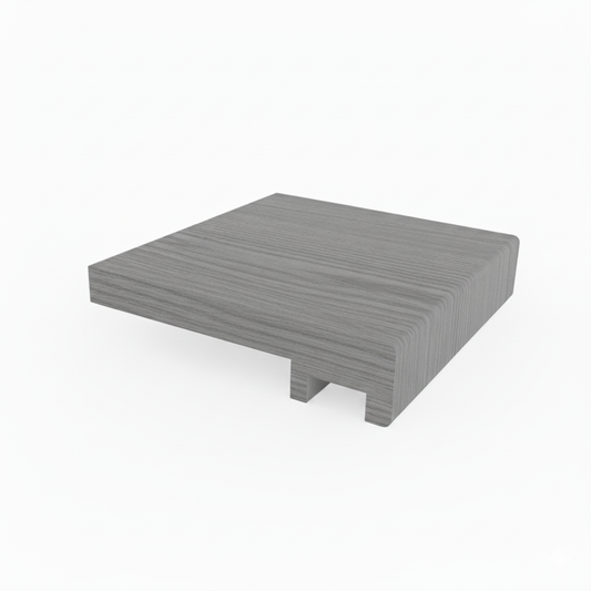 (10003) ADD LED CHANNEL TO SOLID WOOD NOSINGS