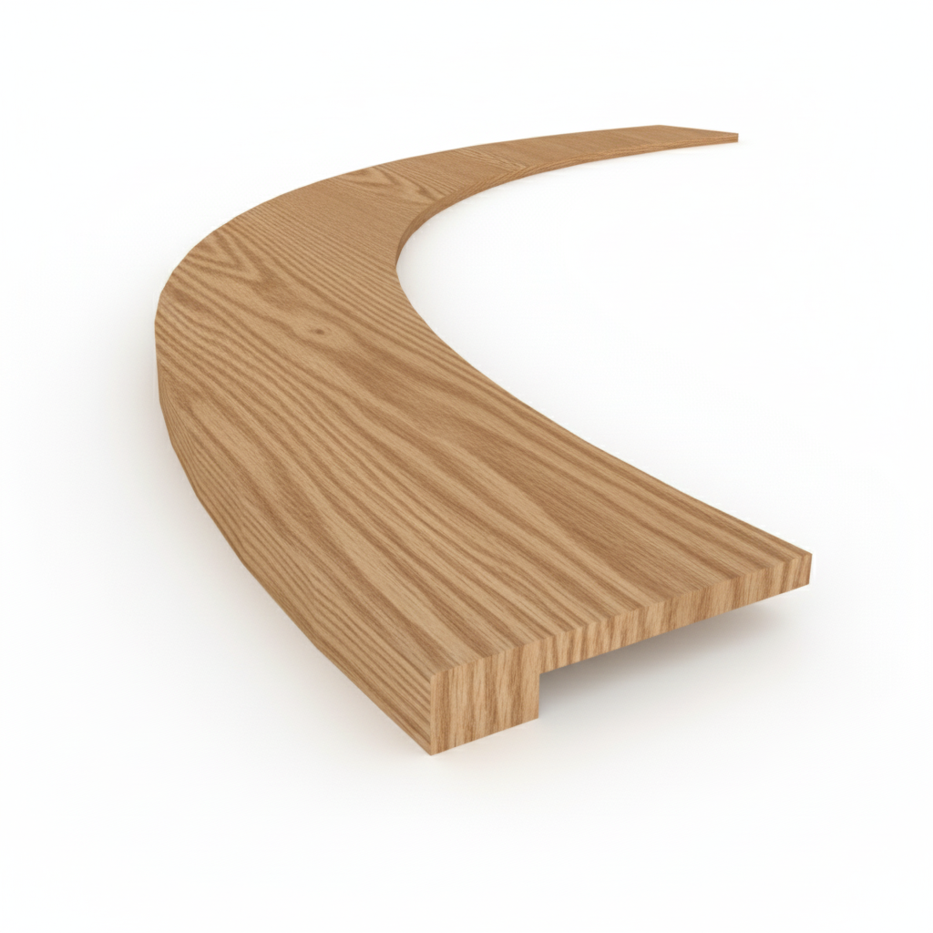 (10009) CURVED STAIR NOSING ENGINEERED