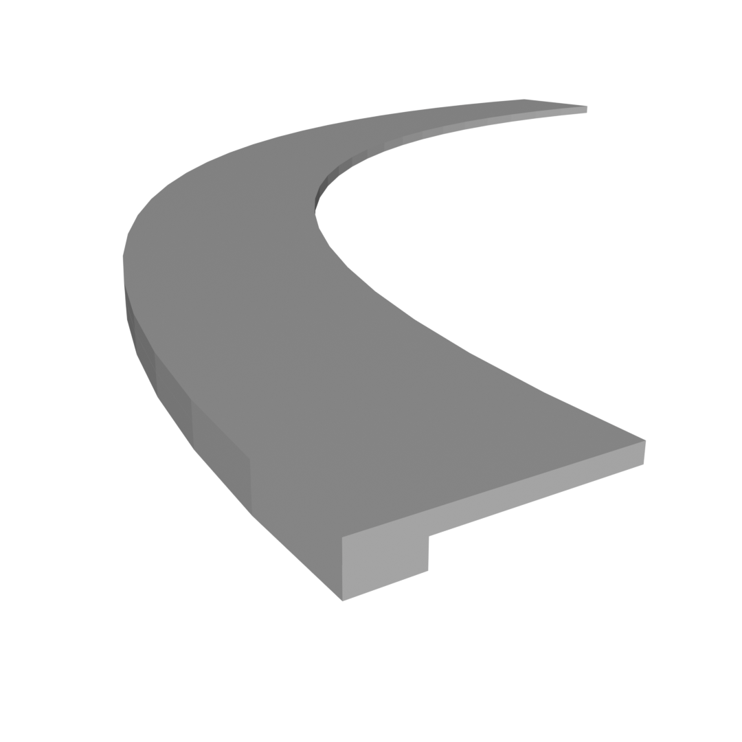 (10009) CURVED STAIR NOSING ENGINEERED