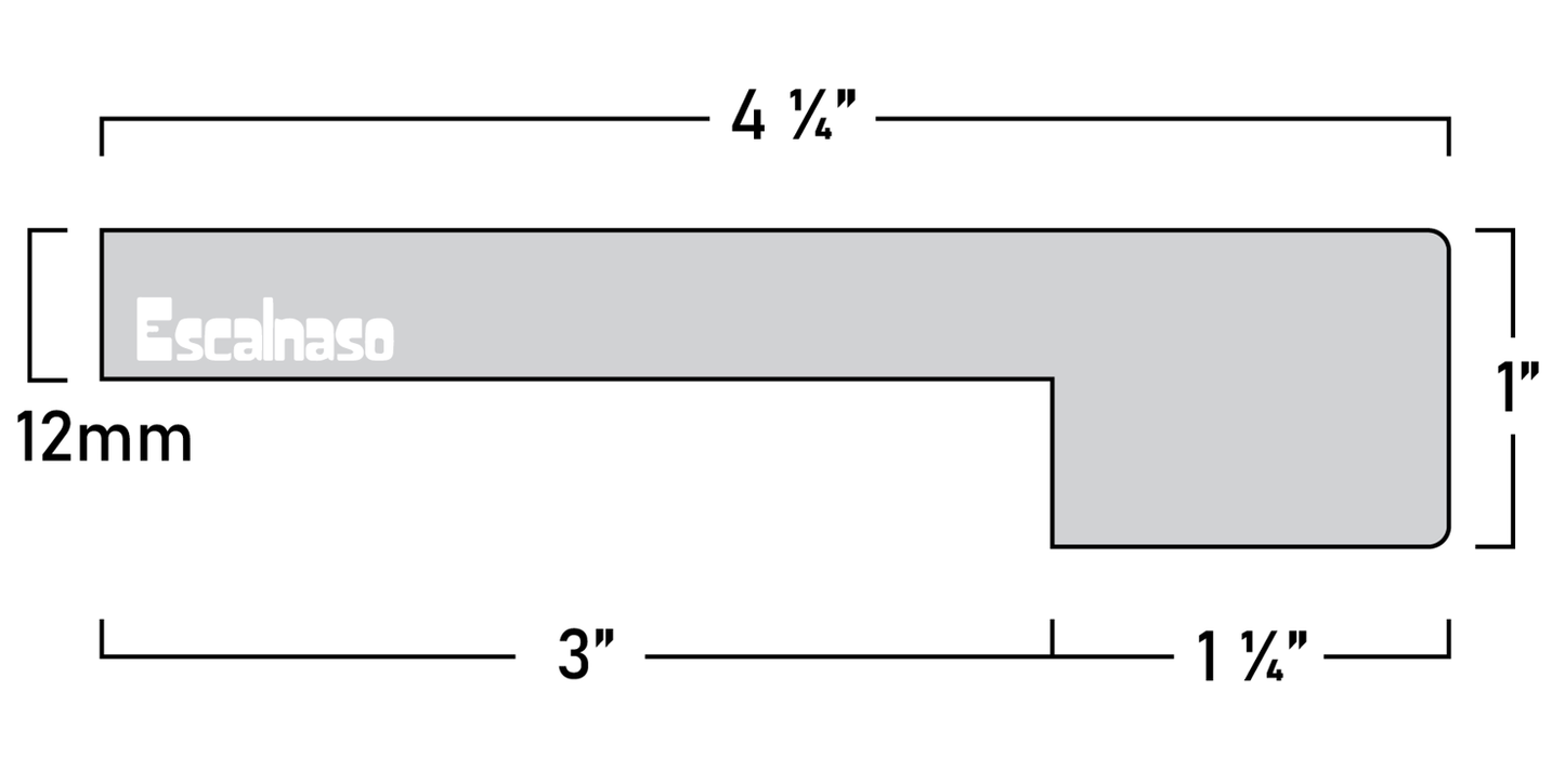 (11332) 12 MM MIDTOWN STAIR NOSINGS FLUSH