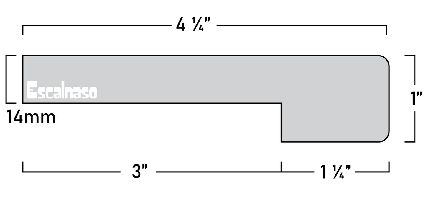 (11334) 14 MM MIDTOWN STAIR NOSINGS FLUSH