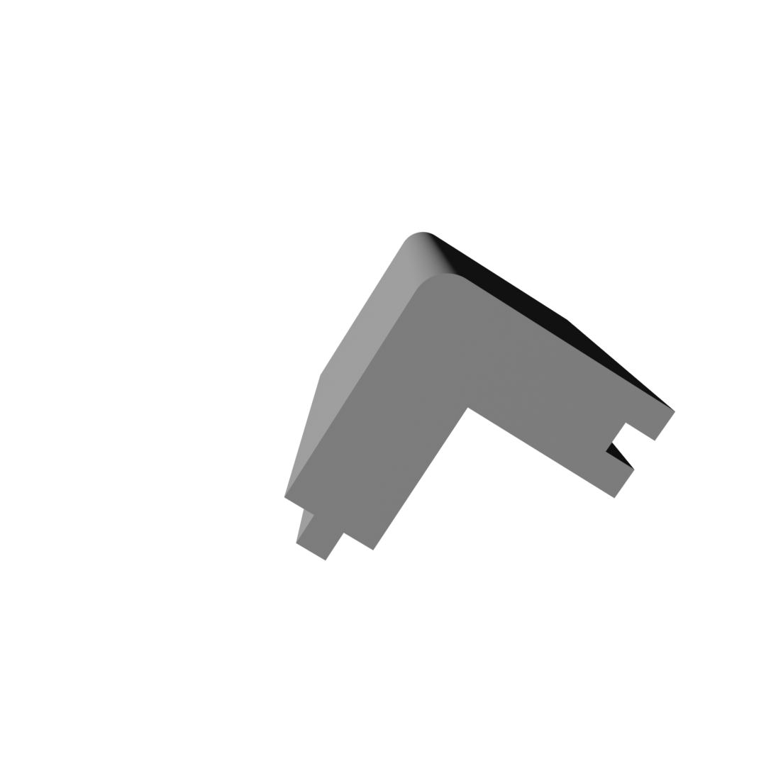 (11540) SOLID WOOD WATERFALL NOSING 90 DEGREE
