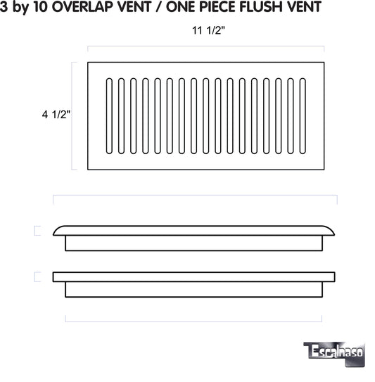 (11730) CUSTOM VENTS MADE FROM SOLID WOOD