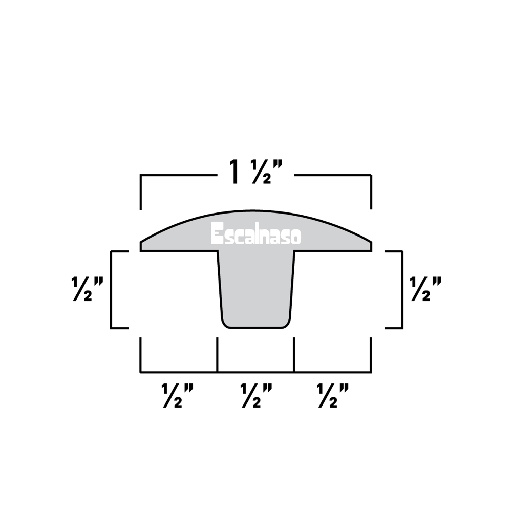 (12505) REGULAR T MOULDING