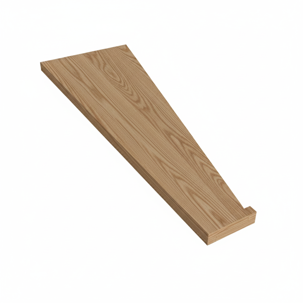 (13654) UPTOWN PIE SHAPE TREAD ADD CAP SMALL RIGHT SOLID
