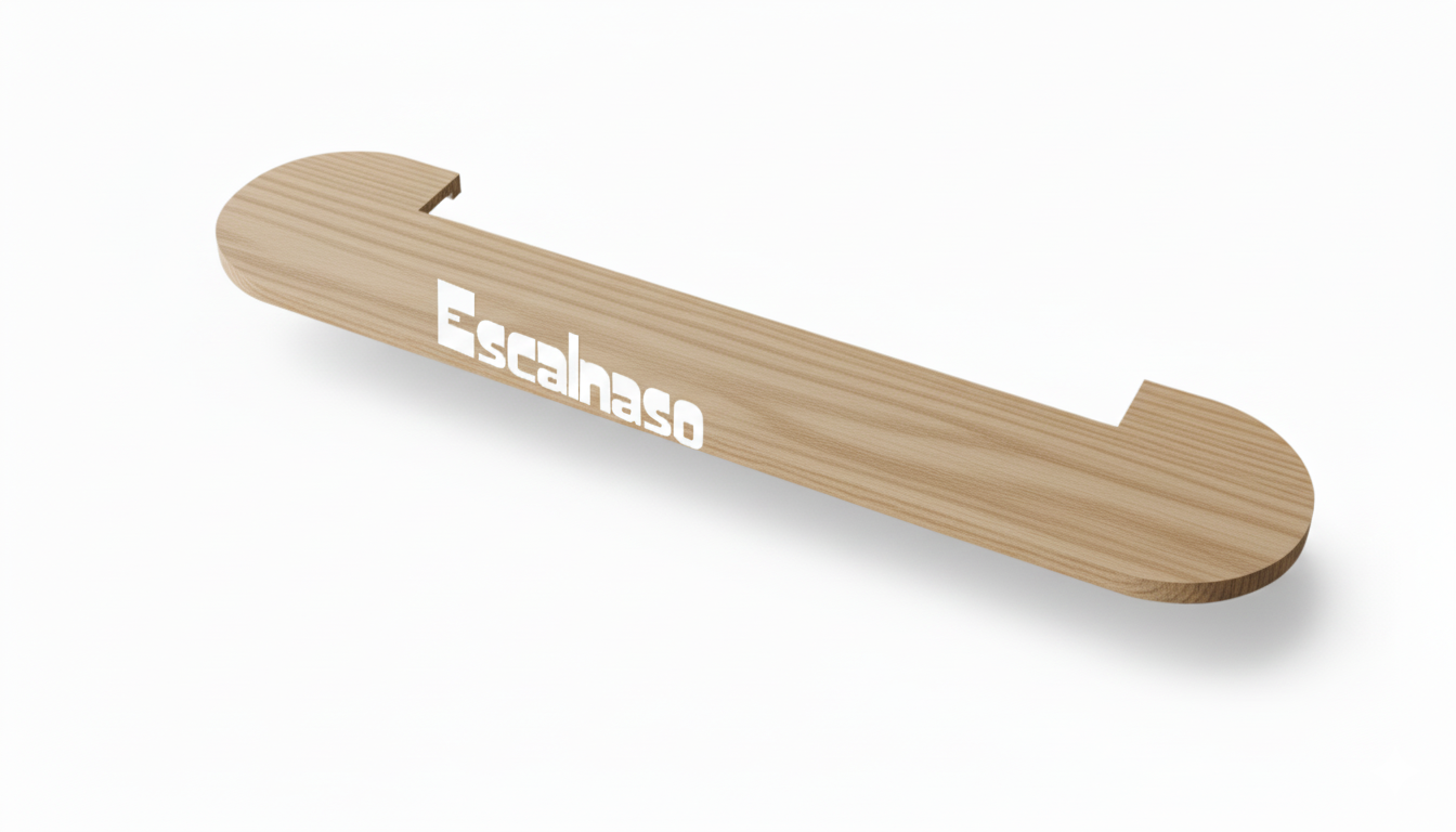 (13697) ESTATE SOLID WOOD BOTH END CURVED TREAD