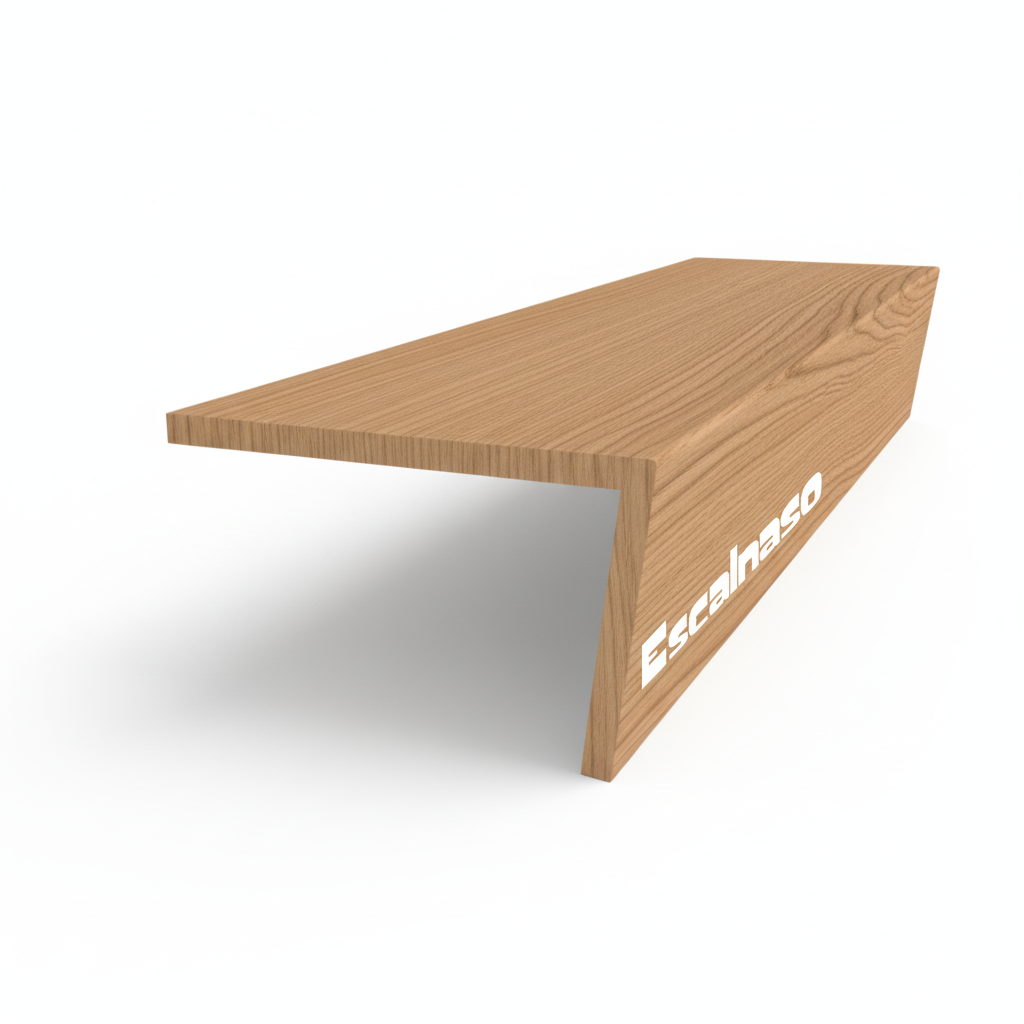 (13669) SOLID WOOD 83 DEGREE WATER FALL TREAD