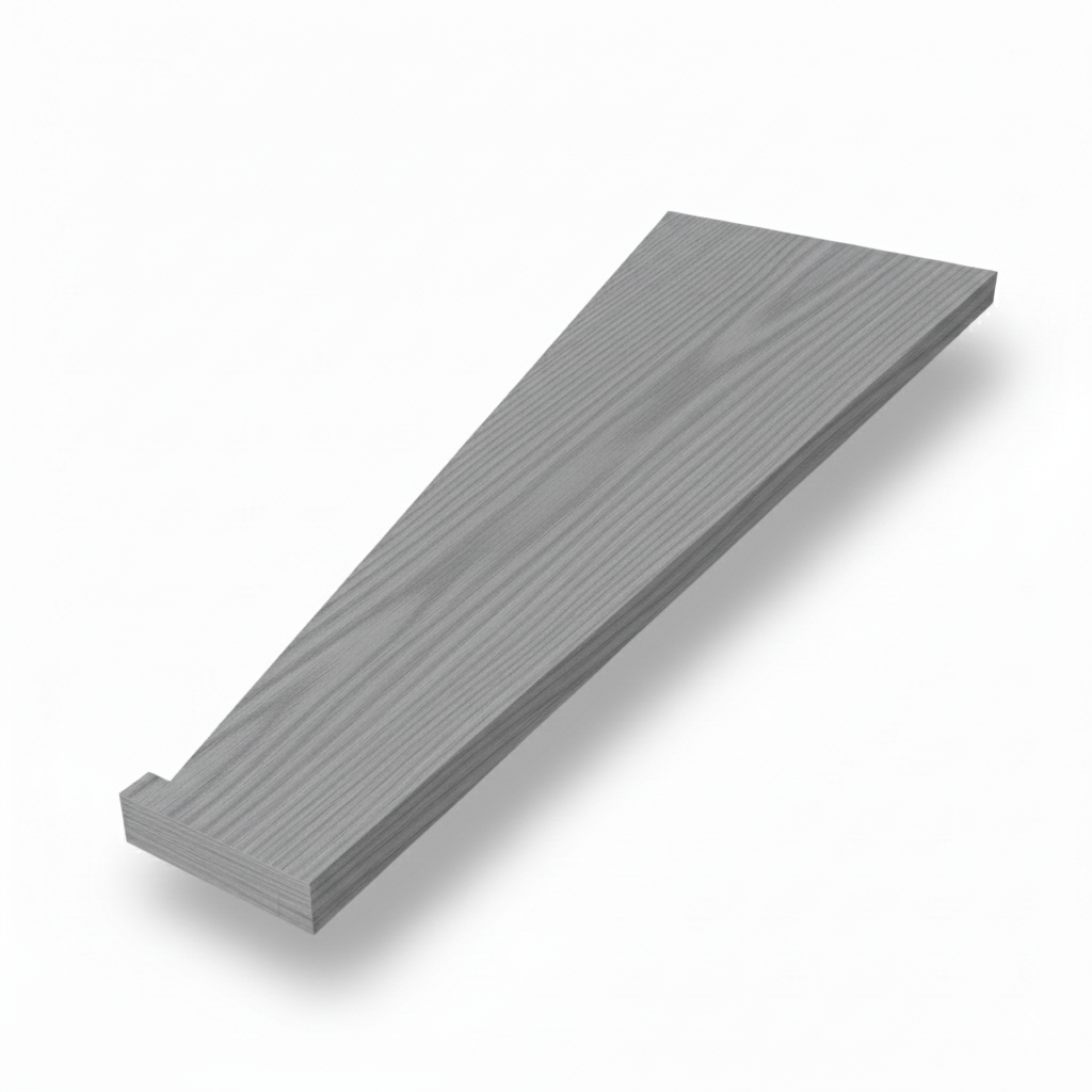 (13683) ESTATE PIE SHAPE TREAD ADD CAP SMALL LEFT SOLID