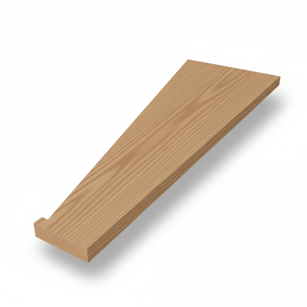 (13683) ESTATE PIE SHAPE TREAD ADD CAP SMALL LEFT SOLID