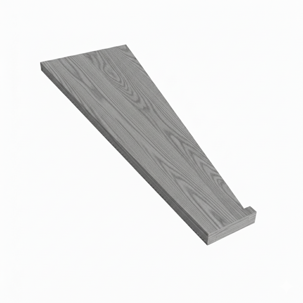 (13684) ESTATE PIE SHAPE TREAD ADD CAP SMALL RIGHT SOLID