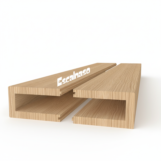 (13800) C CHANNEL TREAD SOLID WOOD