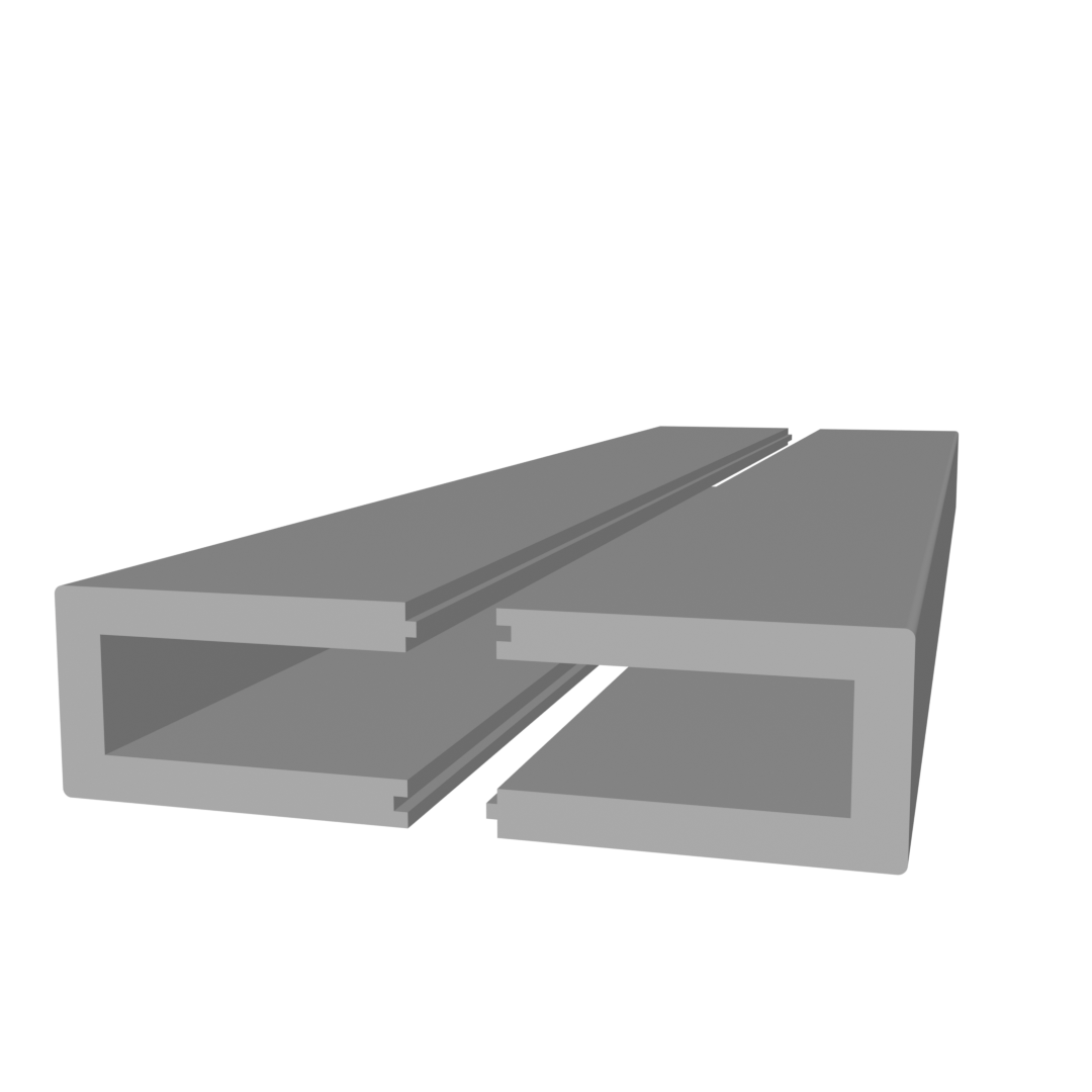 (13800) C CHANNEL TREAD SOLID WOOD