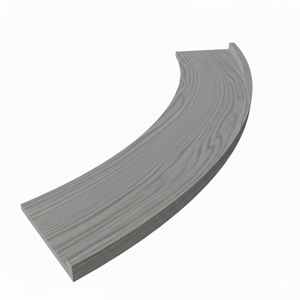 (13694) ESTATE SOLID SIMPLE OUTSIDE CURVE TREAD