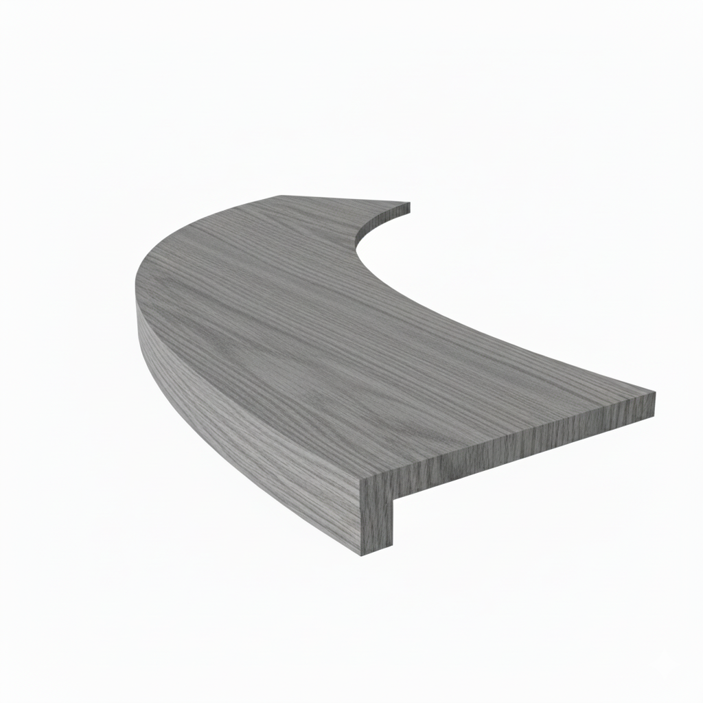 (13694) ESTATE SOLID SIMPLE OUTSIDE CURVE TREAD