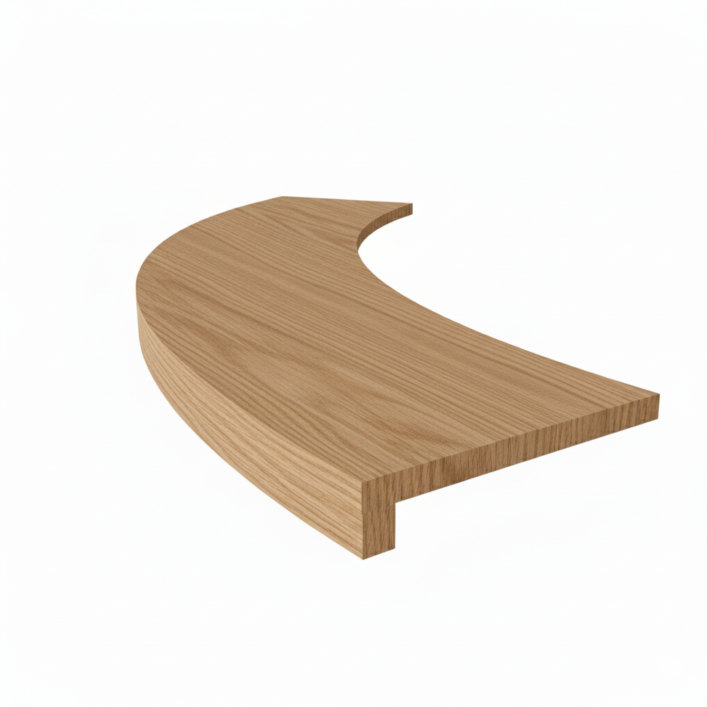 (13694) ESTATE SOLID SIMPLE OUTSIDE CURVE TREAD