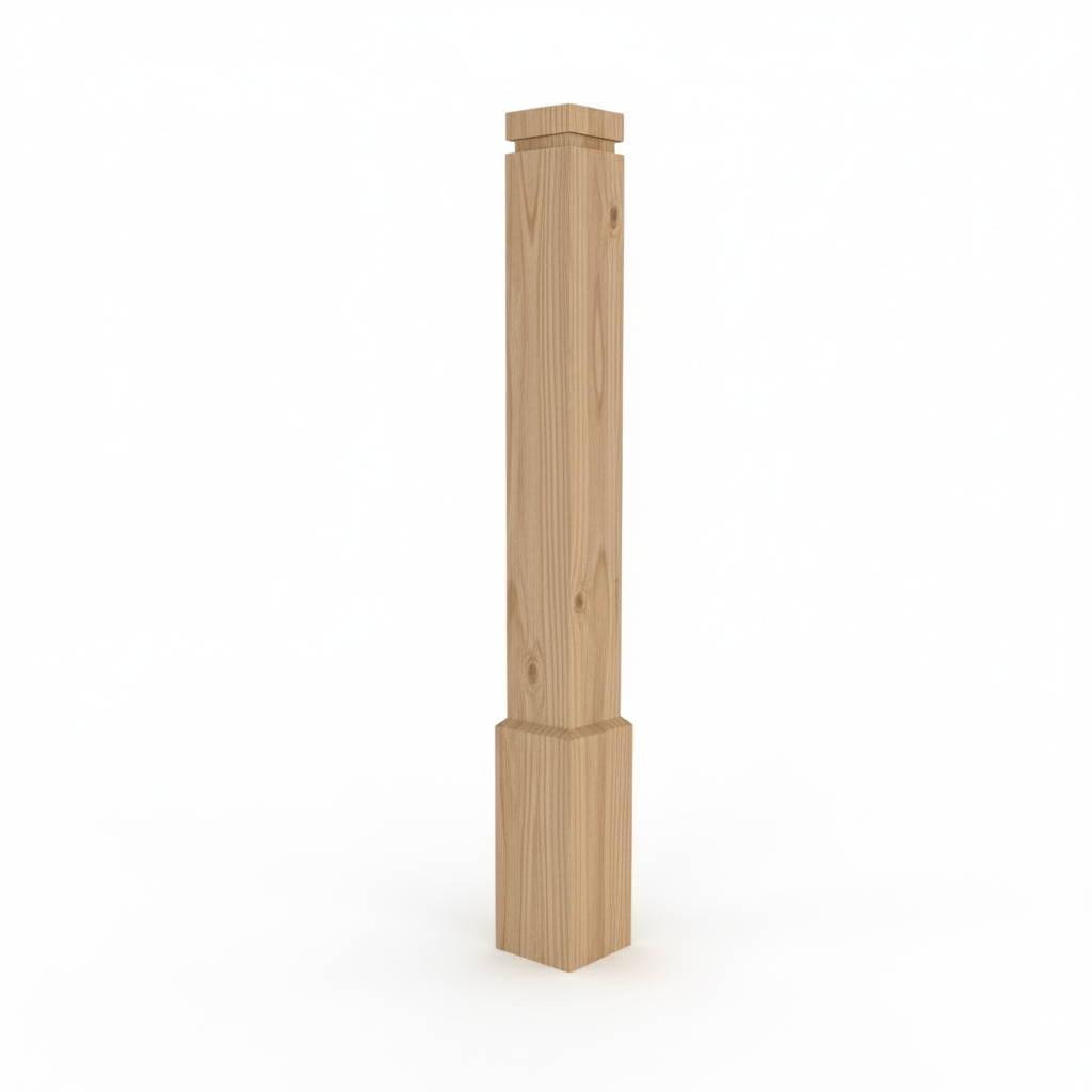 (18123) LARGE PLAIN POST WITH BASE