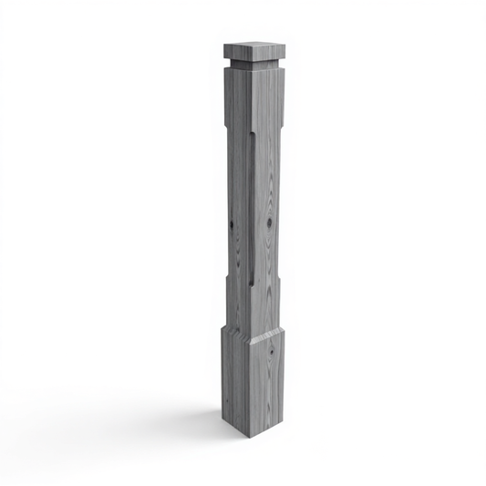 (18131) POSTE ESQUINERO GRANDE ACANALADO