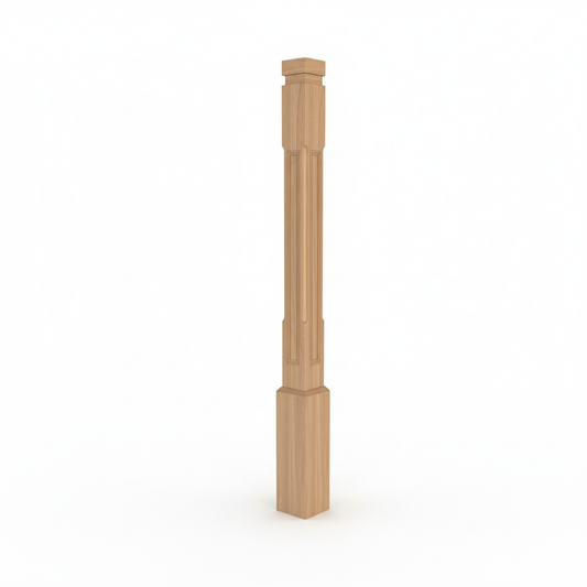 (18132) SMALL CORNER FLUTED POST WITH BASE
