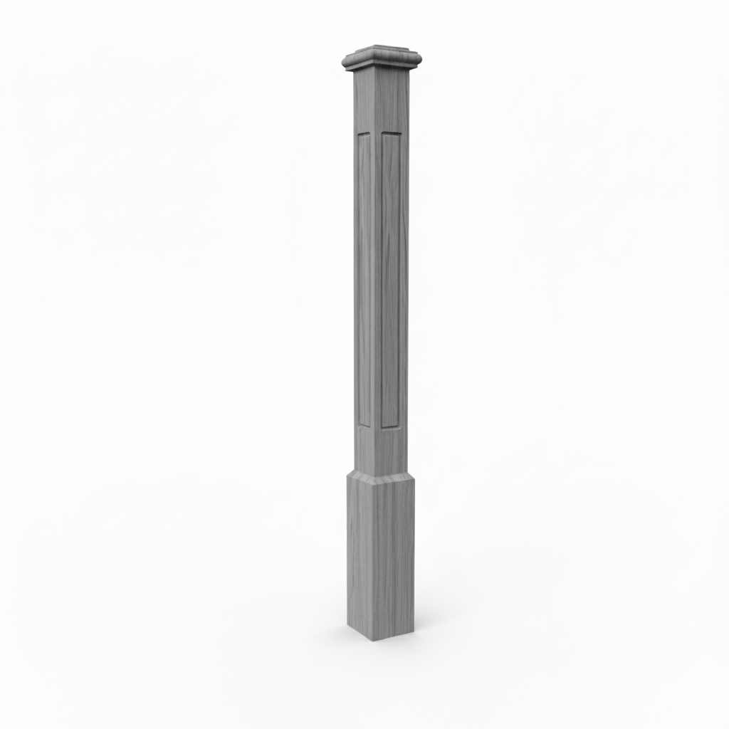 (18152) SMALL ROUTER POST WITH CAP AND BASE