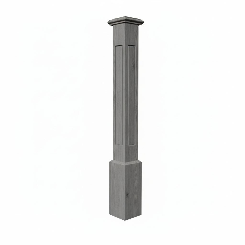 (18153) LARGE ROUTER POST WITH CAP AND BASE