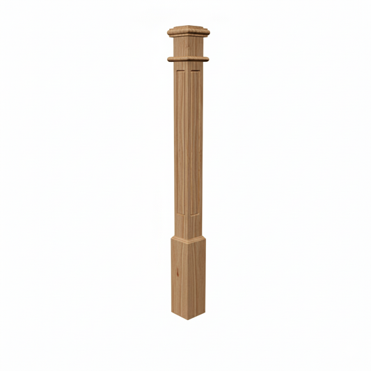 (18154) SMALL ROUTER POST WITH CAP BASE AND TOP TRIM