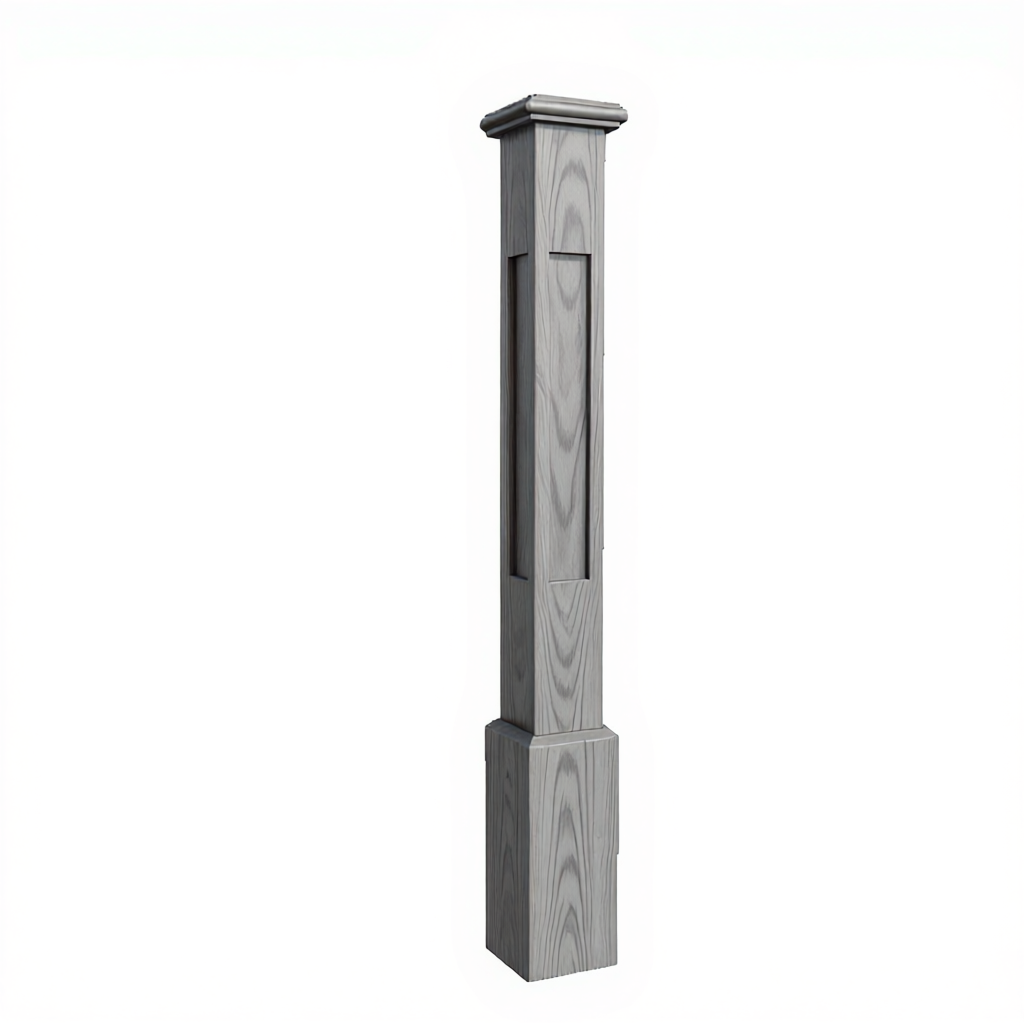 (18163) LARGE SHAKER POST WITH CAP AND BASE