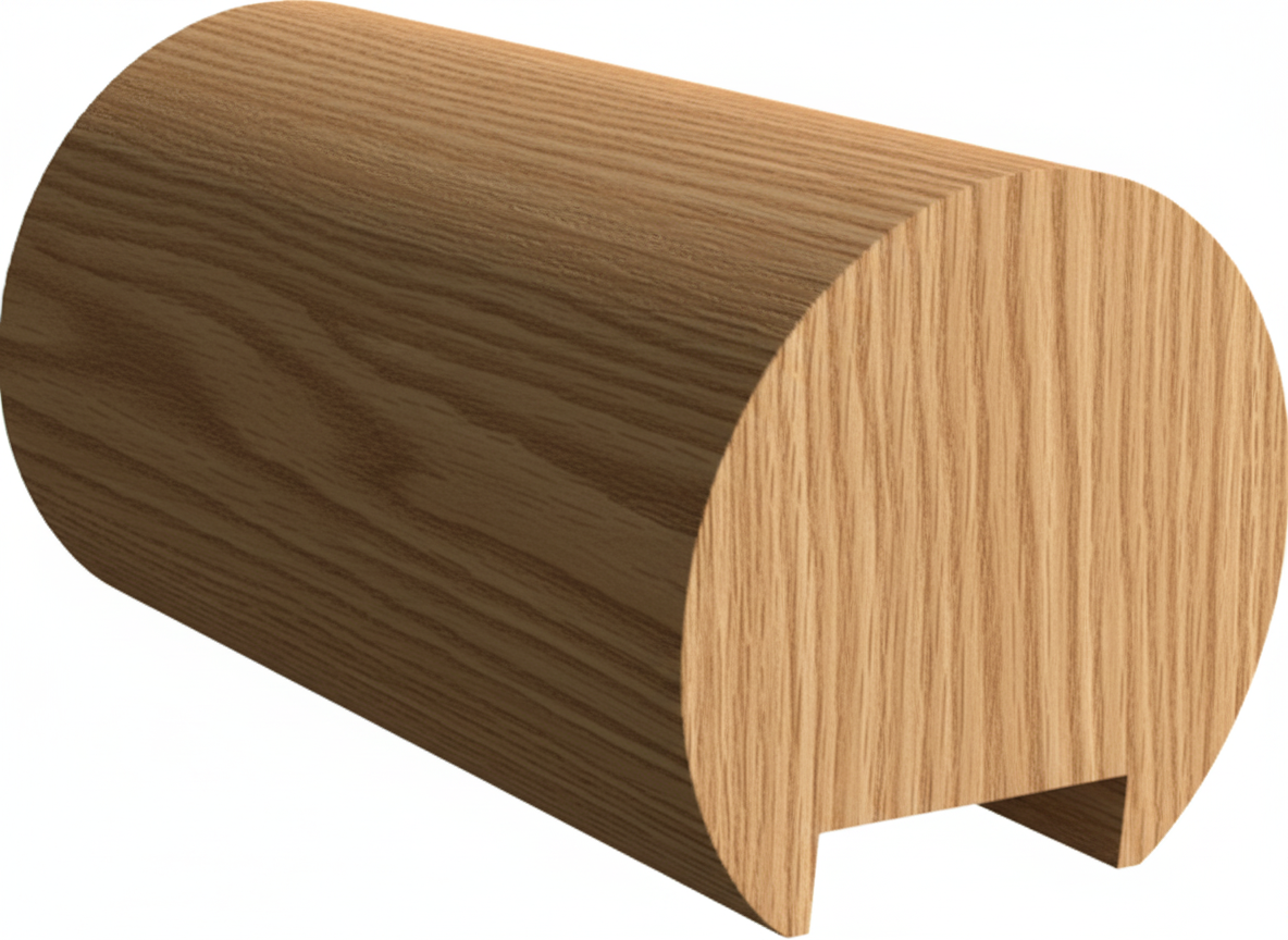 (18206) ROUND HANDRAIL WITH NOTCH