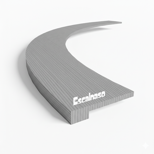 (18338) CURVED NOSING SOLID WOOD