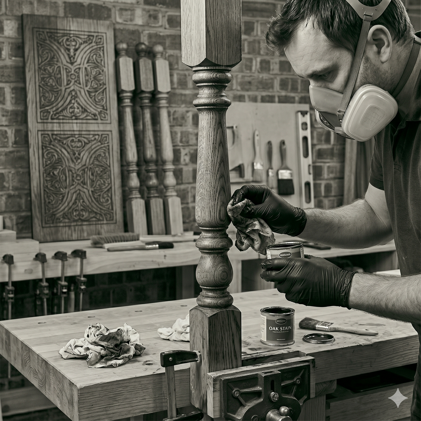 WE CAN BUILD AND STAIN CUSTOM POSTS FOR YOUR HOME
