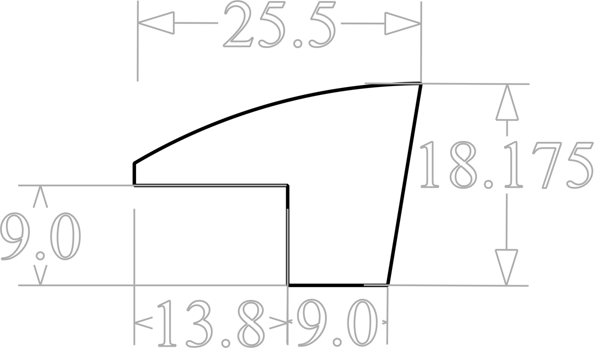 (12625) SMALL END CAP