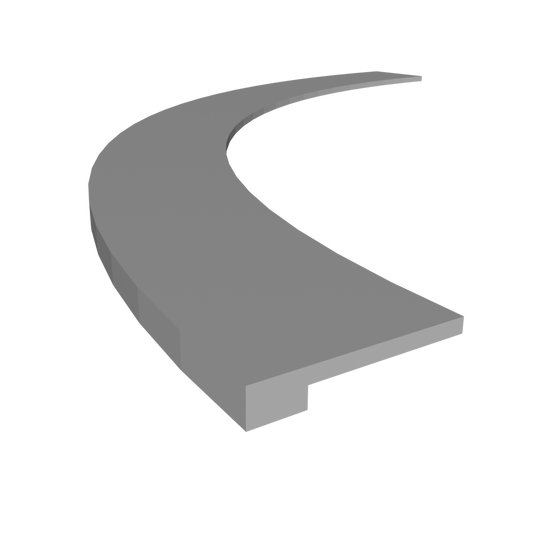 (18338) CURVED NOSING SOLID WOOD