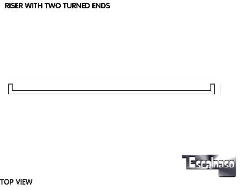 (10029) ENGINEERED RISER WITH TWO TURNED ENDS