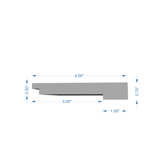 (11012) 12 MM SUBURBS STAIR NOSINGS FLUSH