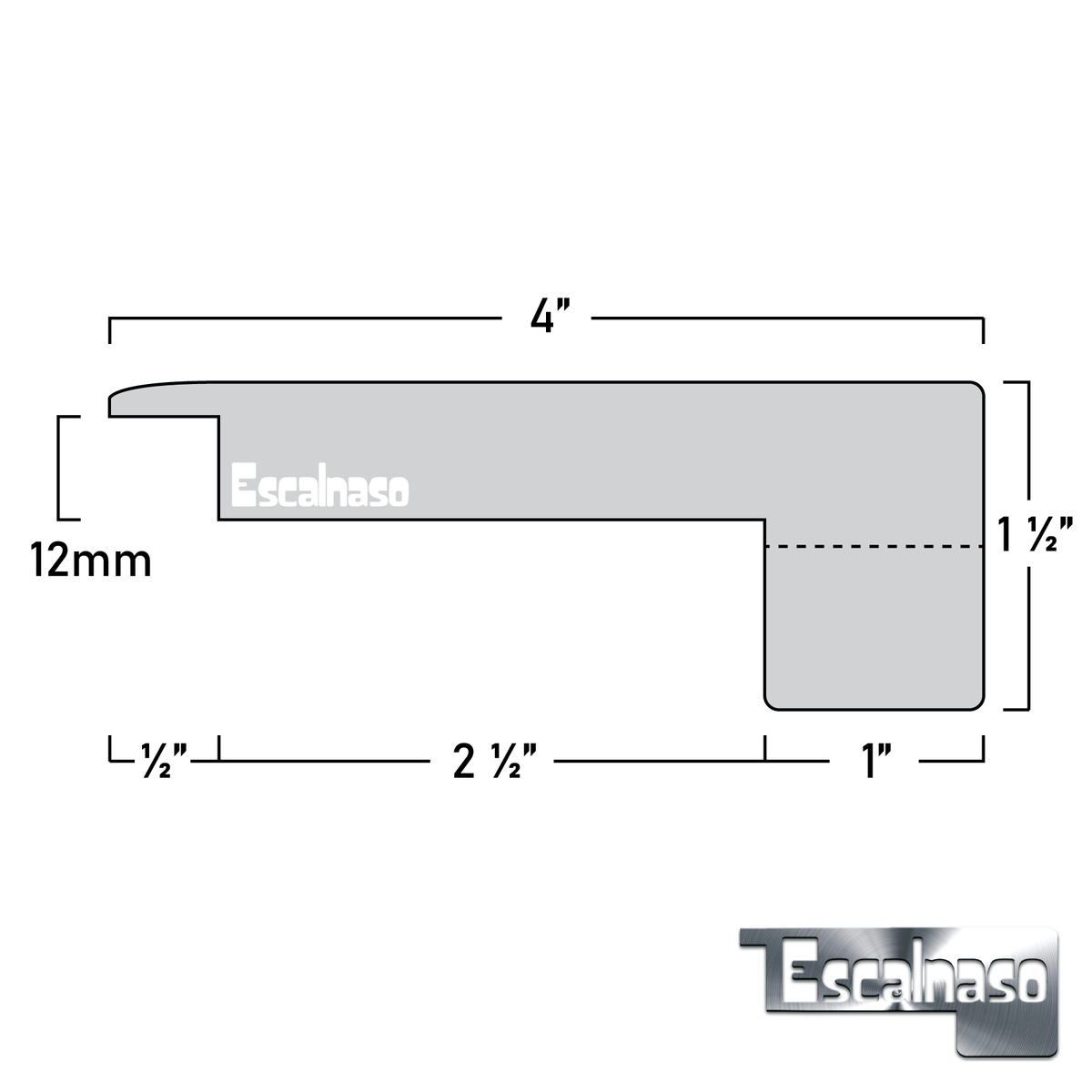 (11512) 12 MM UPTOWN  STAIR NOSINGS OVERLAP
