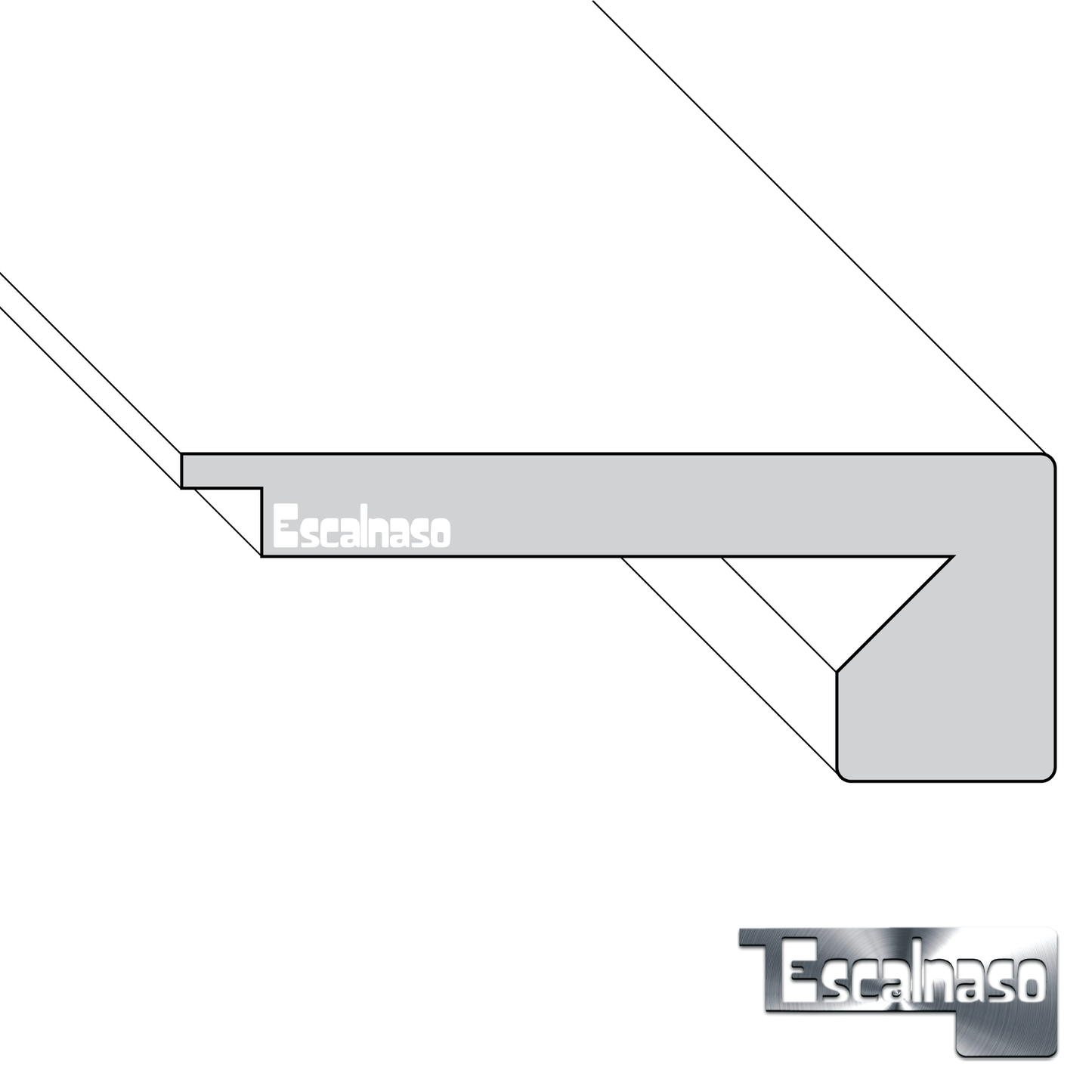 (11529) 19 MM ESTATE STAIR NOSINGS FLUSH