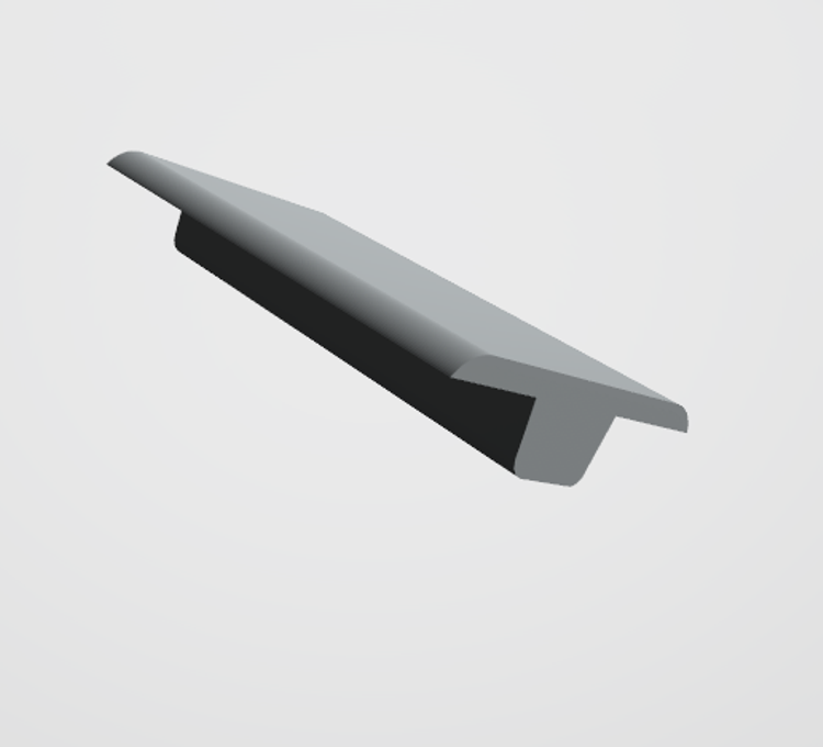 (12506) FLAT TOP T MOULDING