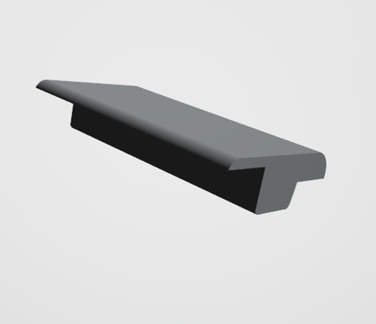 (12516) THIN OFFSET  T MOULDING