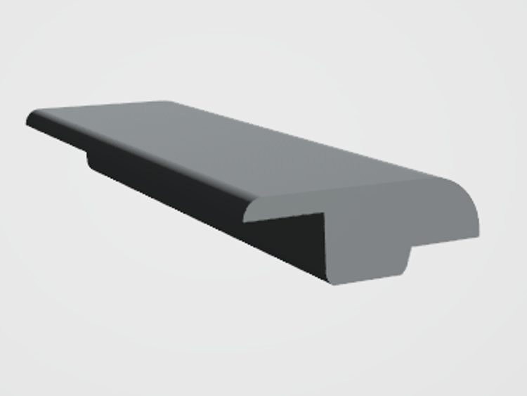 (12518) THICK OFFSET  T MOULDING