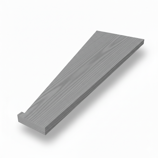 (13683) ESTATE PIE SHAPE TREAD ADD CAP SMALL LEFT SOLID