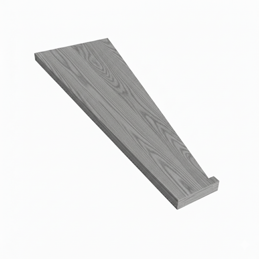 (13684) ESTATE PIE SHAPE TREAD ADD CAP SMALL RIGHT SOLID