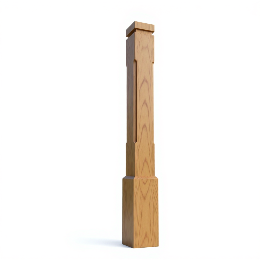 (18131) LARGE CORNER FLUTED POST