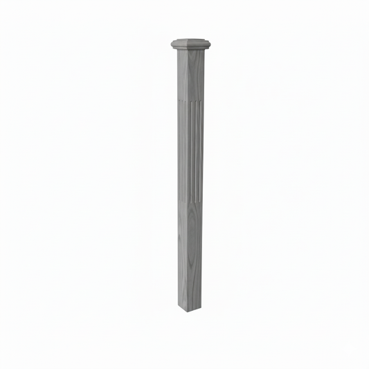 (18140) SMALL ENGRAVED POST WITH CAP