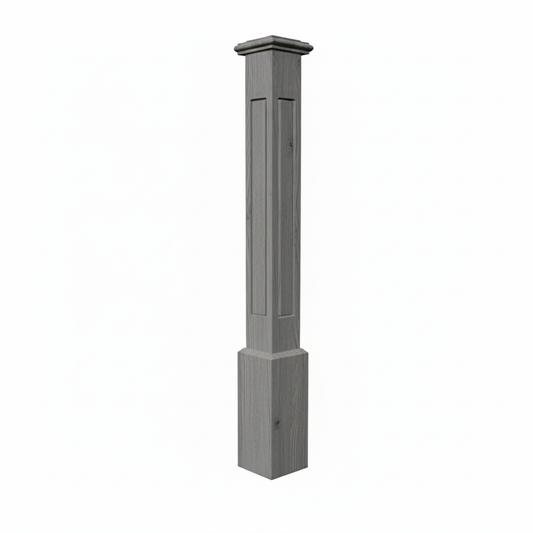 (18153) LARGE ROUTER POST WITH CAP AND BASE