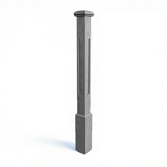 (18162) SMALL SHAKER POST WITH CAP AND BASE