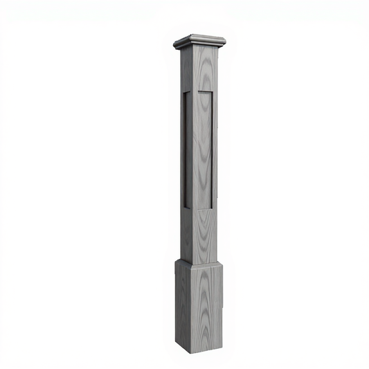 (18163) LARGE SHAKER POST WITH CAP AND BASE