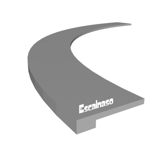 (18338) CURVED NOSING SOLID WOOD