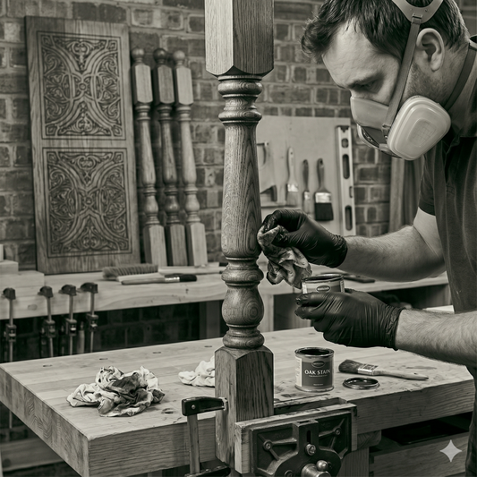 WE CAN BUILD AND STAIN CUSTOM POSTS FOR YOUR HOME