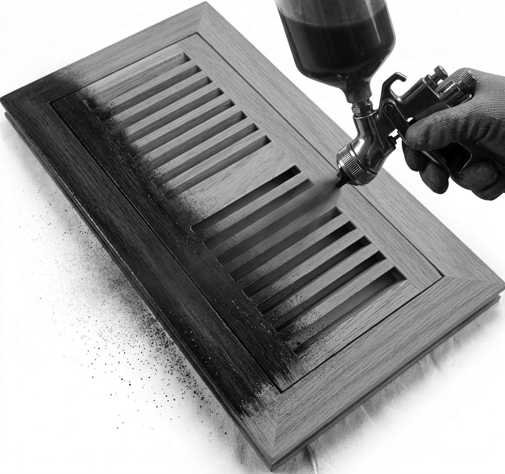 19150 STAINING OF WOODEN VENTS
