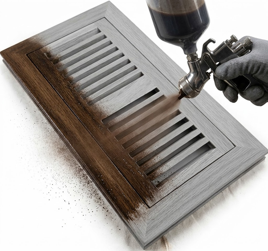 19150 STAINING OF WOODEN VENTS