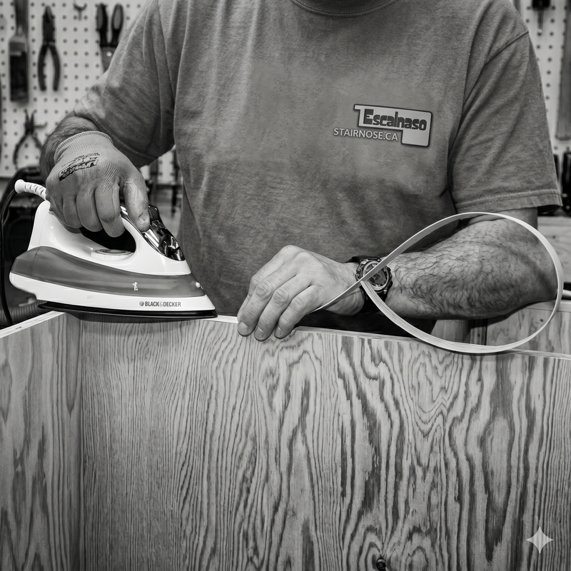WE CAN DO EDGE BANDING ON WOOD VENEER PLYWOOD TO BUILD CUSTOM CABINETRY